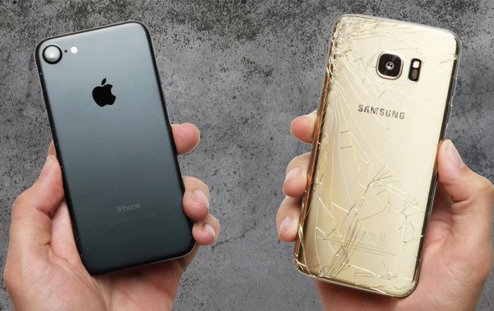 galaxy s8 vs. iPhone 8